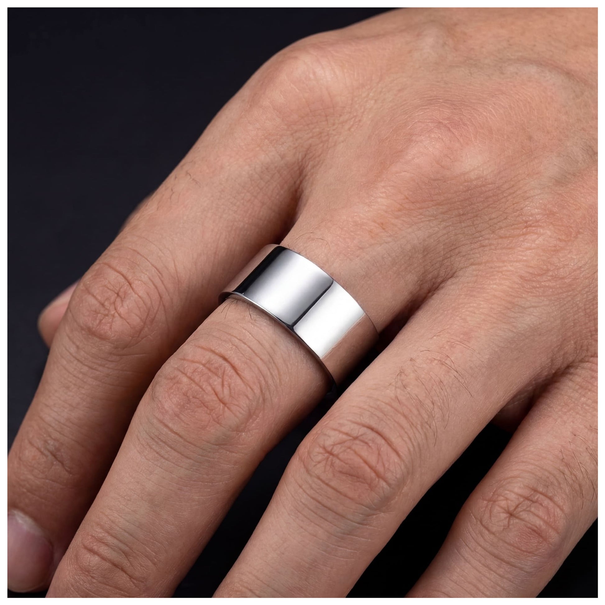 EDELSTAHL 6/8/11.5MM "BASICA" RING - ICERAIN JEWELRY