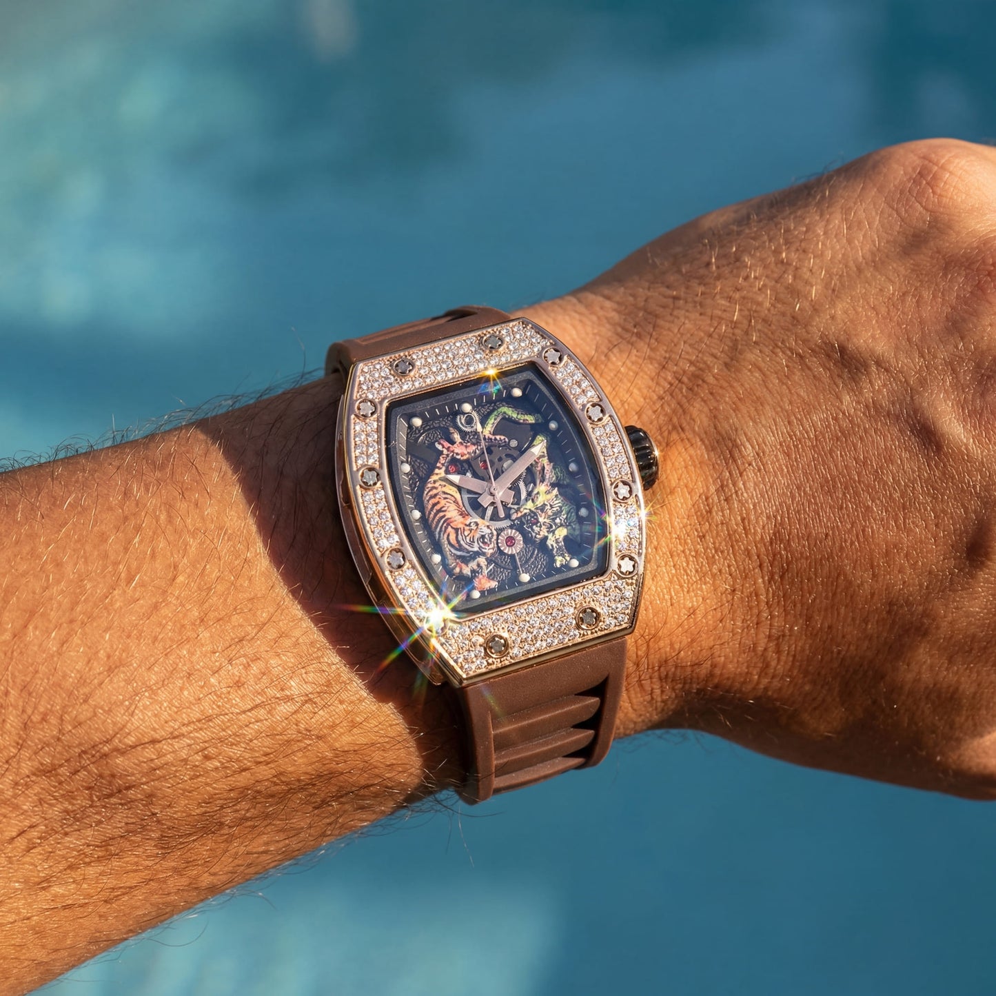 ICED OUT "GALVADOR" UHR - ICERAIN JEWELRY