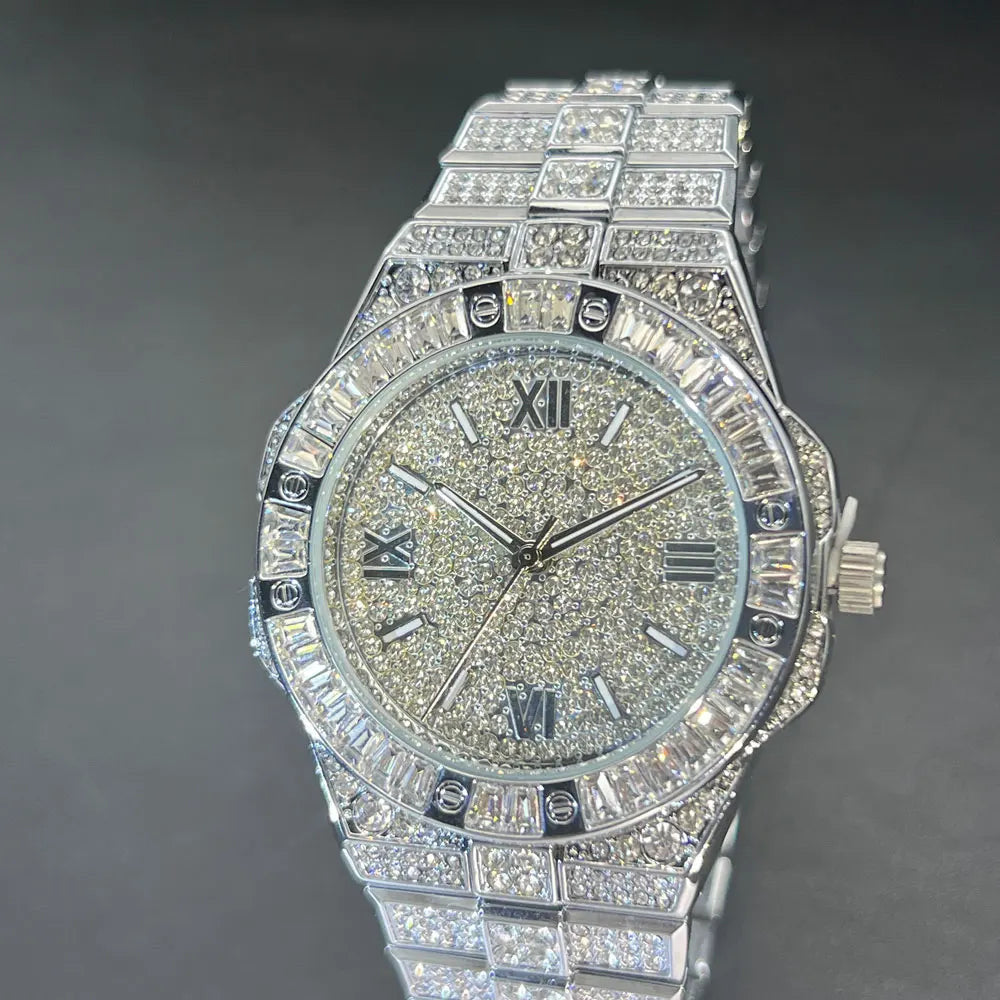ICED OUT "FASHIONARY" UHR - ICERAIN JEWELRY