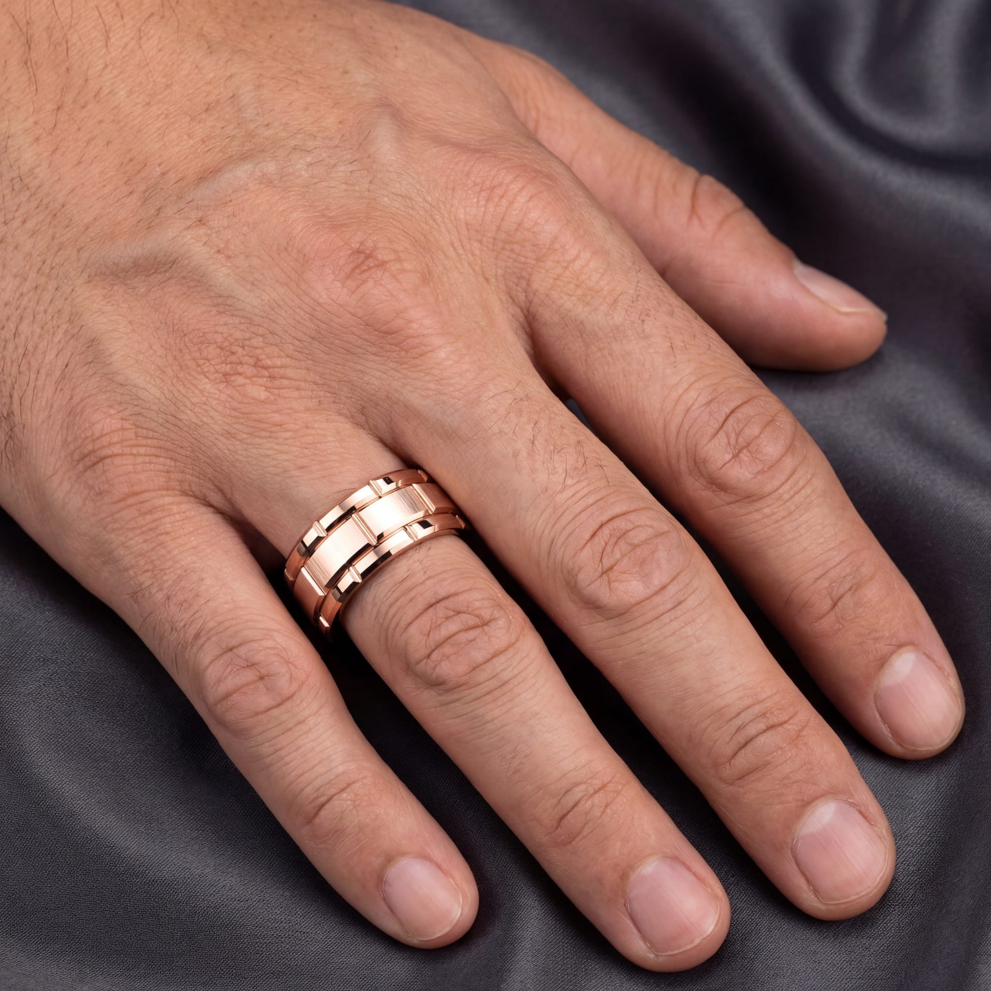 EDELSTAHL "PATTA" RING - ICERAIN JEWELRY