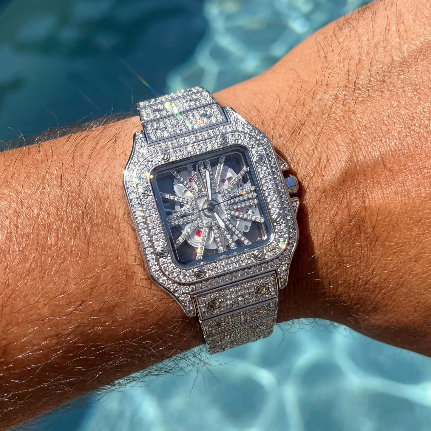 ICED OUT "PIAZZA V2" UHR - ICERAIN JEWELRY