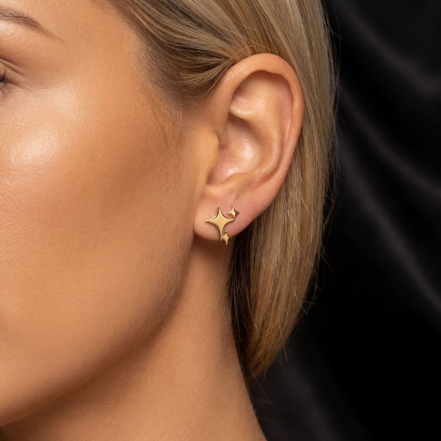 EDELSTAHL "STAR" OHRRINGE - ICERAIN JEWELRY