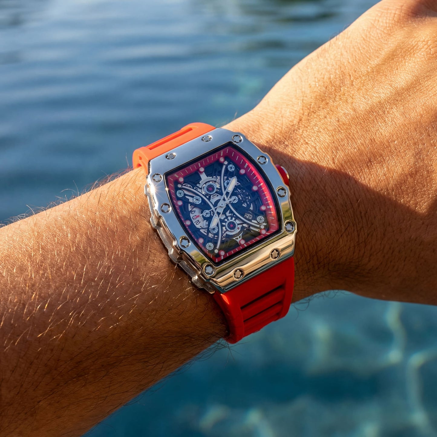 EDELSTAHL "WARRIOR V2" UHR - ICERAIN JEWELRY