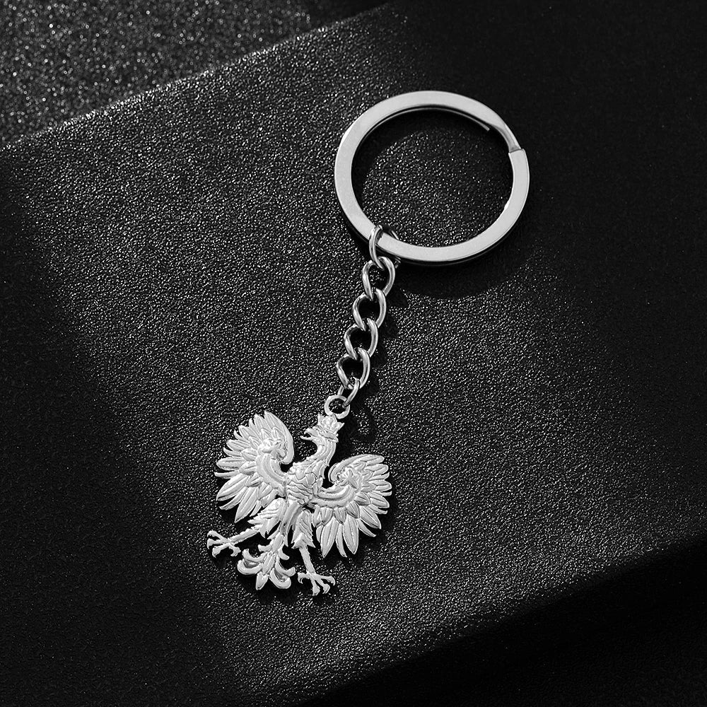 EDELSTAHL "POLAND V3" SCHLÜSSELANHÄNGER - ICERAIN JEWELRY