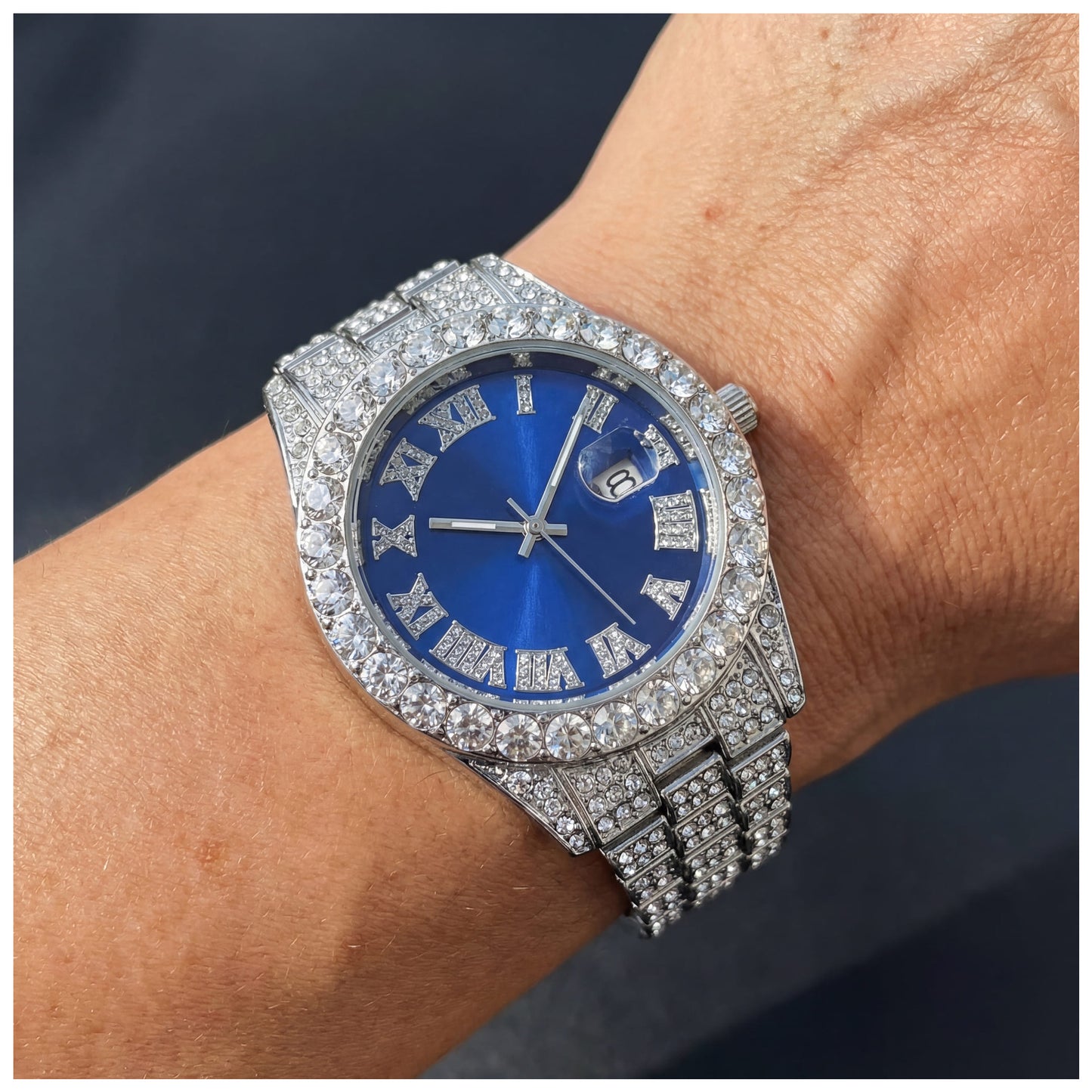 ICED OUT "FRATELLO" UHR - ICERAIN JEWELRY