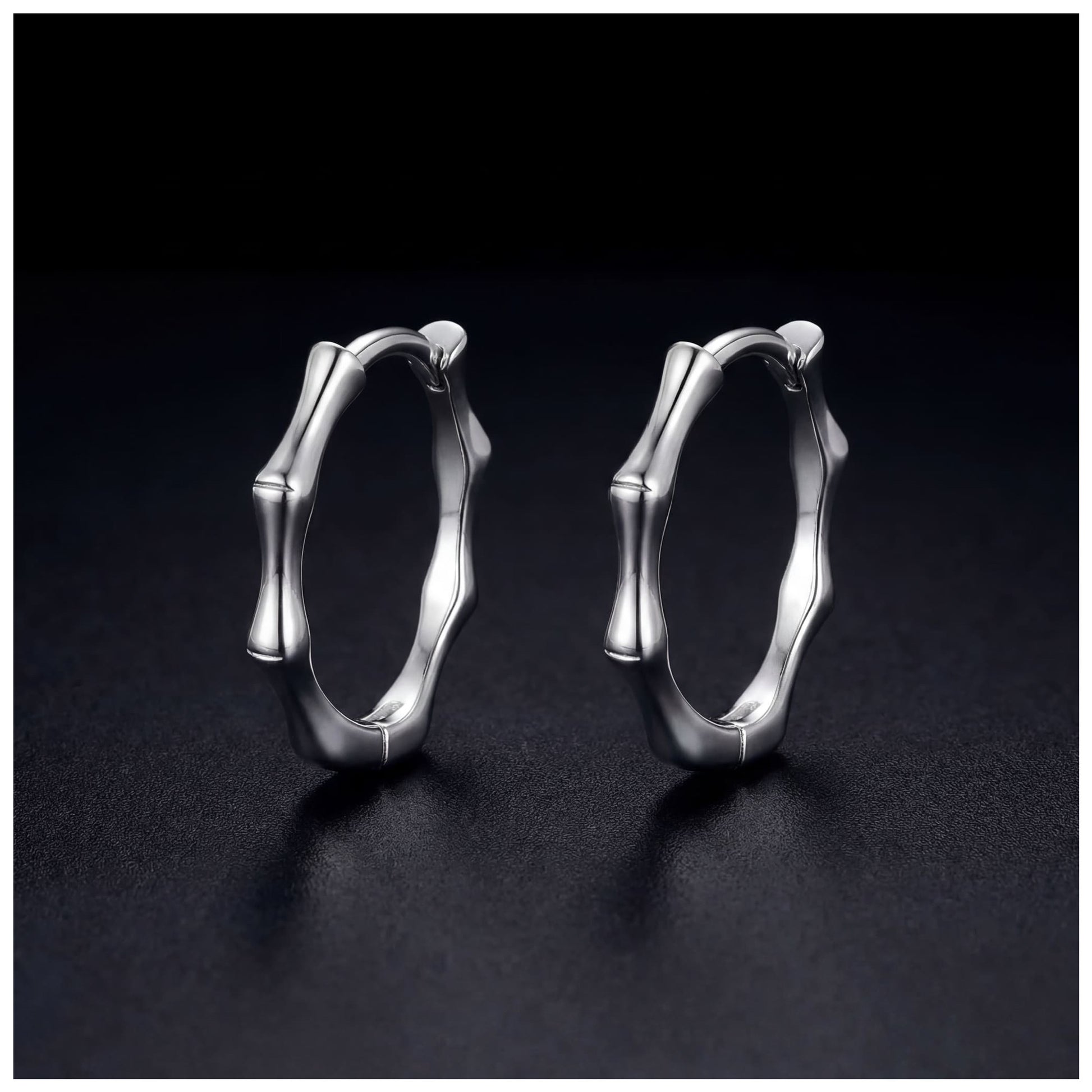 925S SILVER "AUTHENTIC" OHRRINGE - ICERAIN JEWELRY