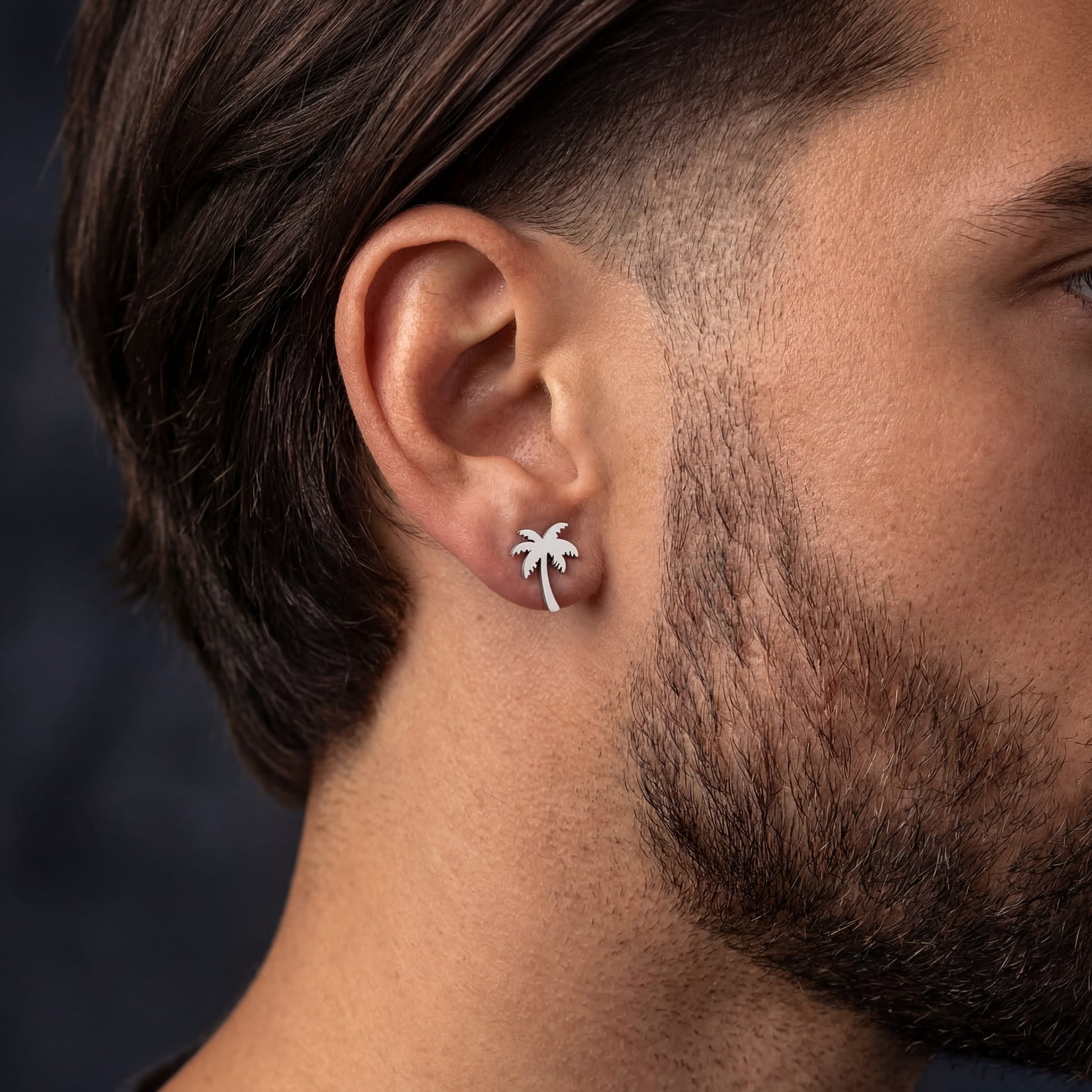 EDELSTAHL "PALM" OHRRINGE - ICERAIN JEWELRY