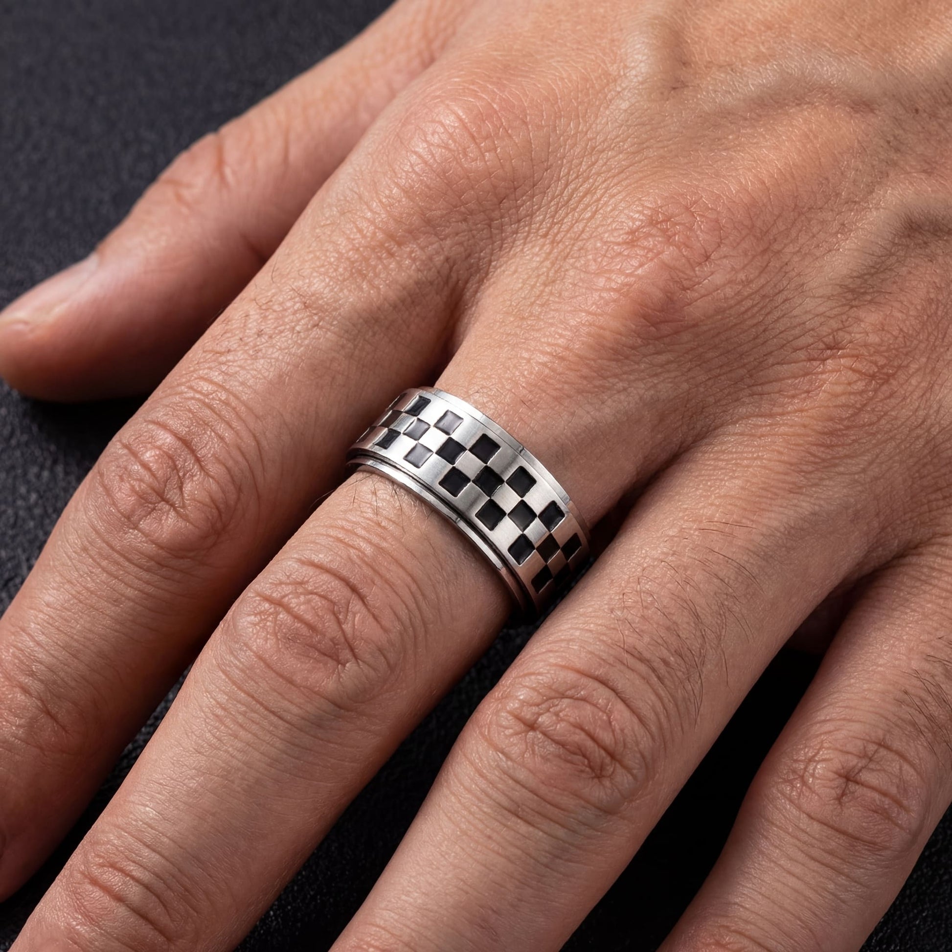 EDELSTAHL "RACE" RING - ICERAIN JEWELRY