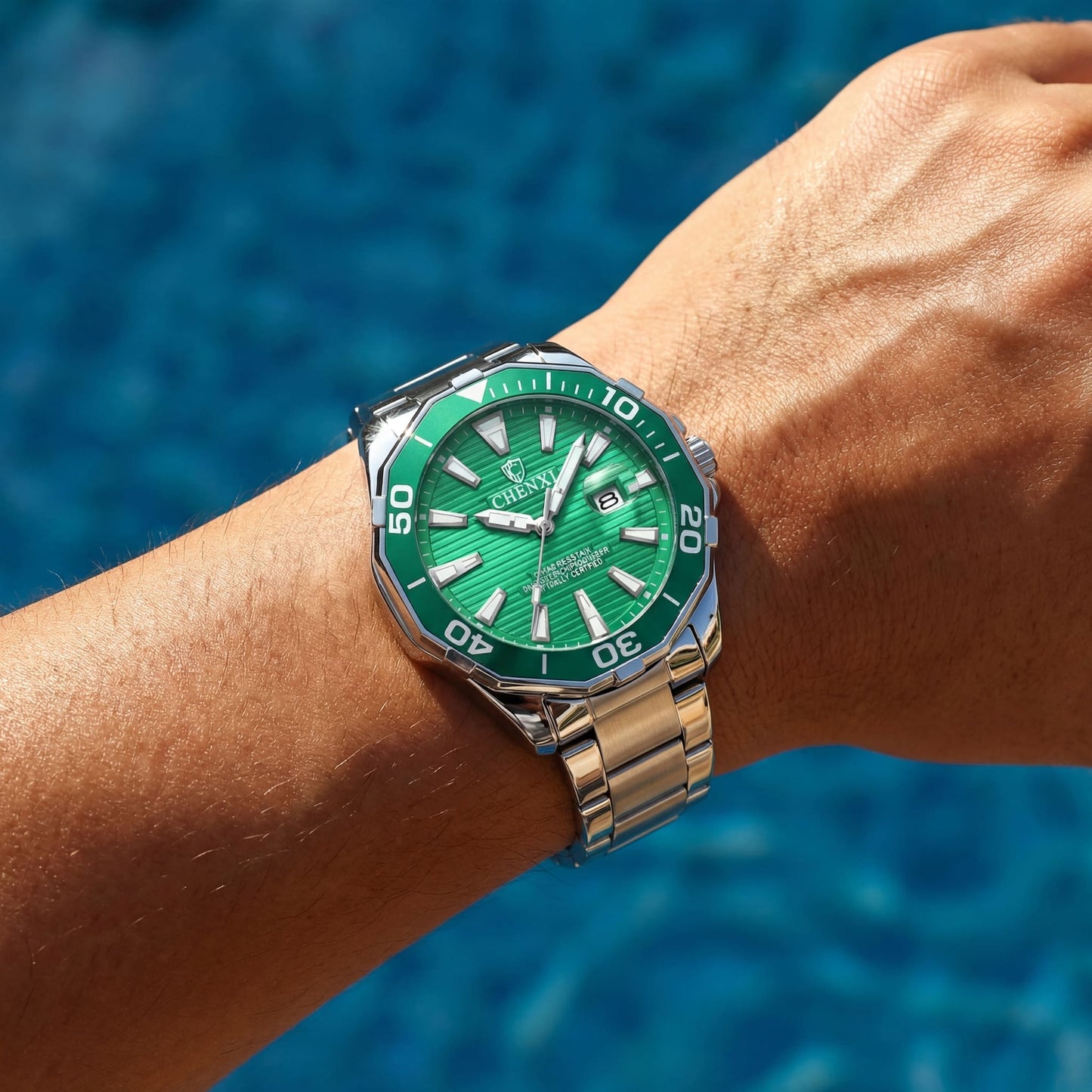 EDELSTAHL "SILCOLER" UHR - ICERAIN JEWELRY