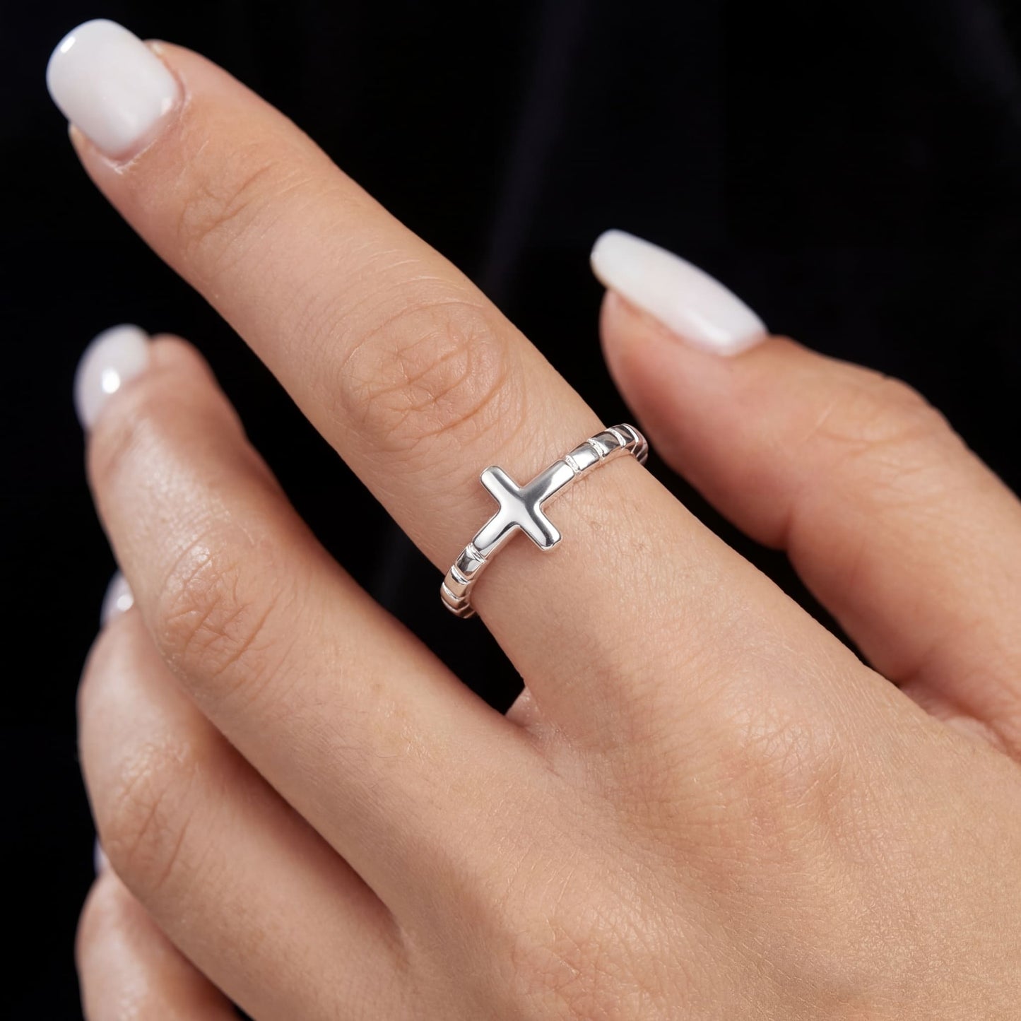 925S SILVER "CROSS V2" OHRRINGE - ICERAIN JEWELRY