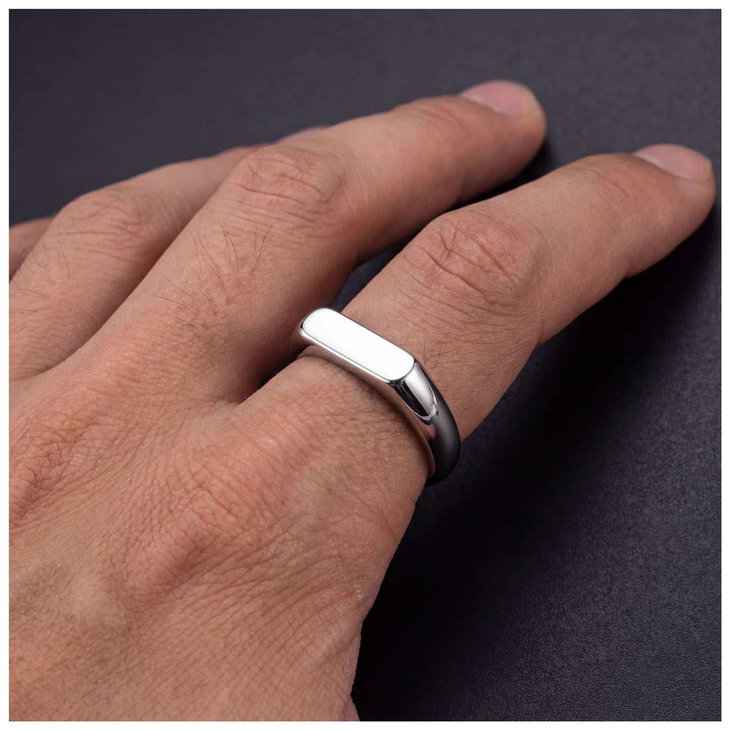 EDELSTAHL "SILVER ELSA" RING - ICERAIN JEWELRY