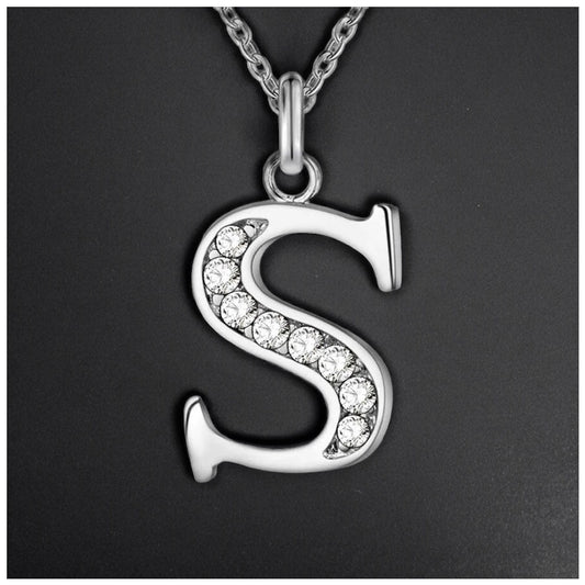 PERSONALISIERTE ICED OUT ANFANGSBUCHSTABEN "STAMP" KETTE - ICERAIN JEWELRY