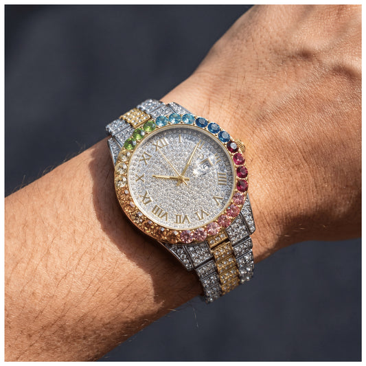 ICED OUT "PITACOLLI" UHR - ICERAIN JEWELRY