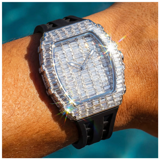 ICED OUT "PFISTER" UHR - ICERAIN JEWELRY
