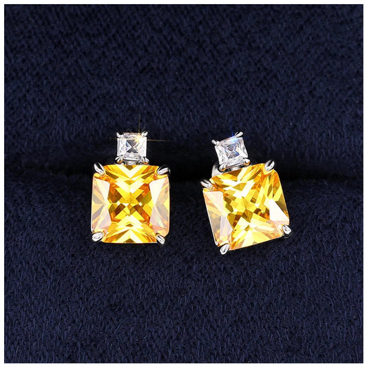 ICED OUT "GOLD PRINZESKO" OHRRINGE - ICERAIN JEWELRY