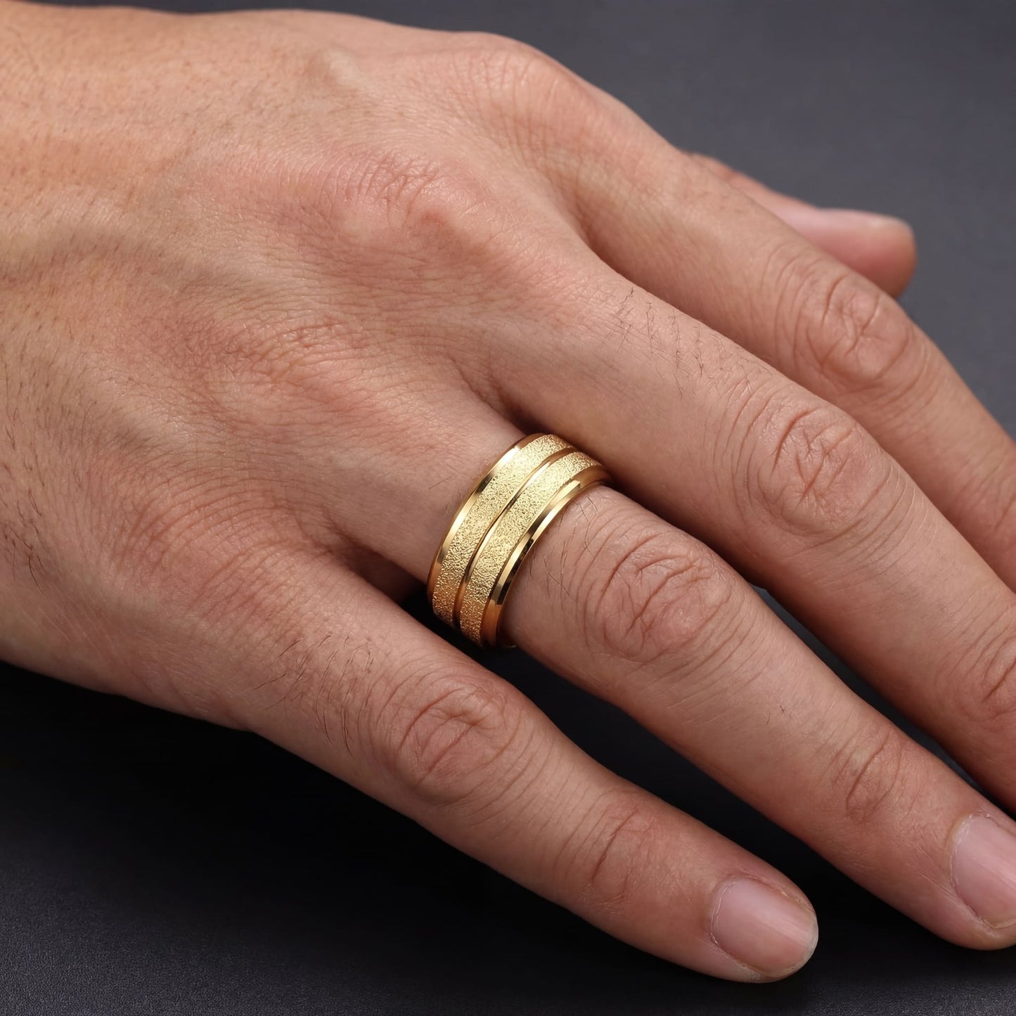 EDELSTAHL "CASALA" RING - ICERAIN JEWELRY