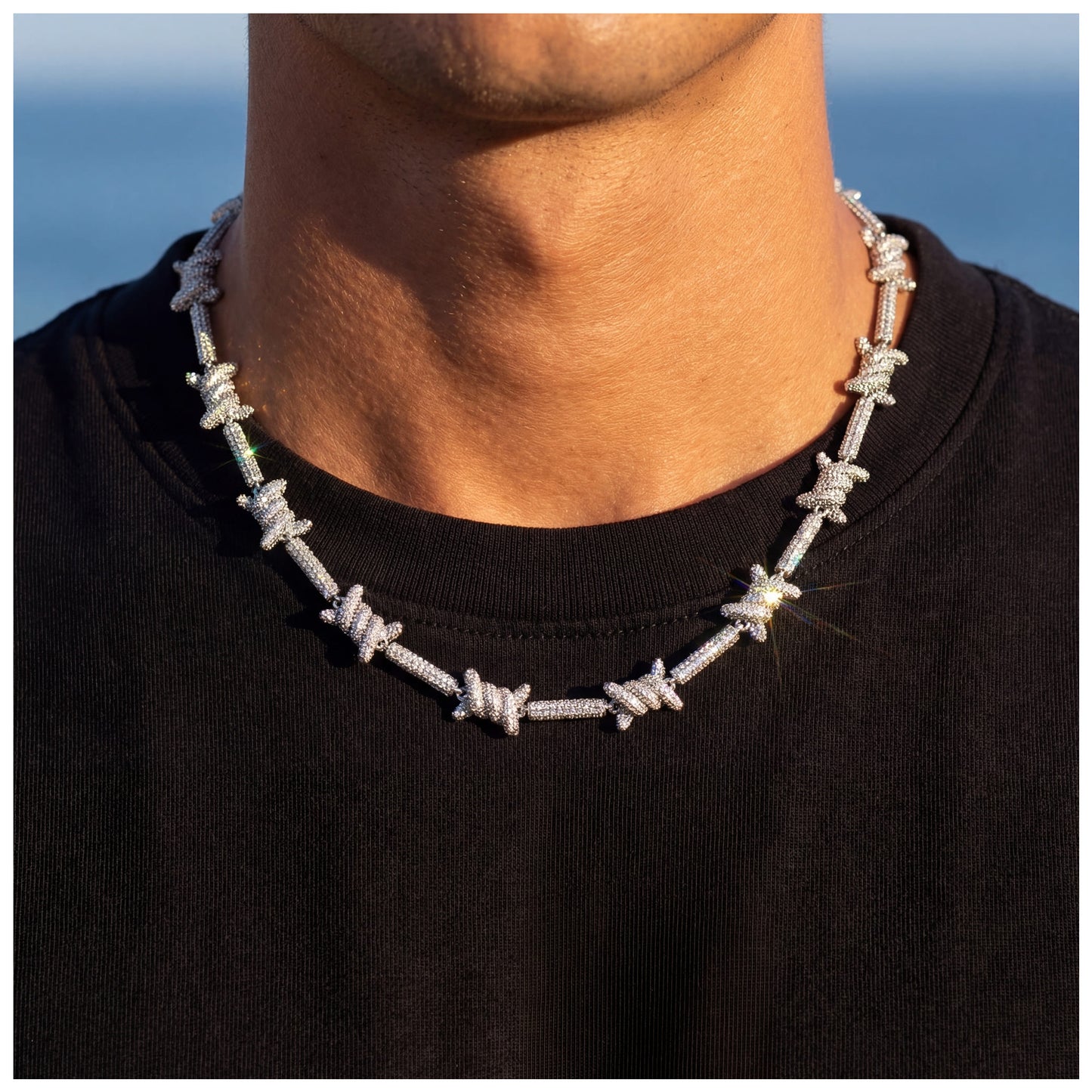 ICED OUT "TWISTED WIRE" KETTE - ICERAIN JEWELRY