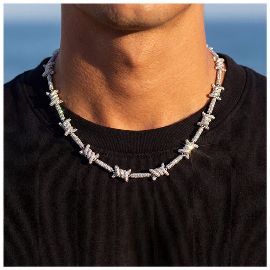 ICED OUT "TWISTED WIRE" KETTE - ICERAIN JEWELRY