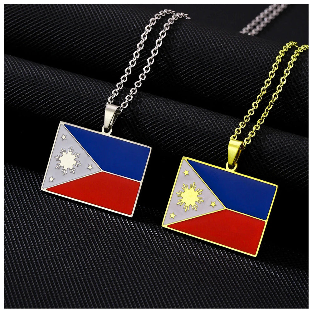 EDELSTAHL "PHILIPPINES FLAG" LÄNDERKETTE - ICERAIN JEWELRY
