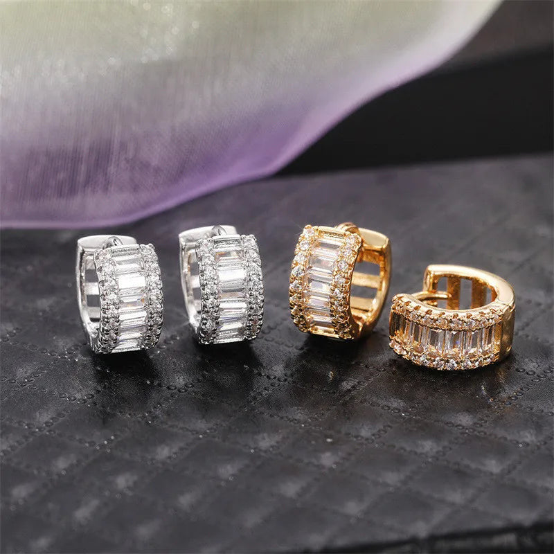 ICED OUT "GOLD CREOLES V2" OHRRINGE - ICERAIN JEWELRY