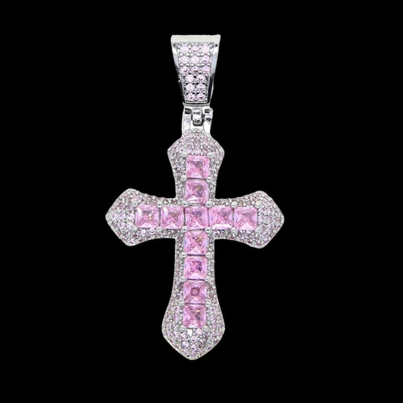 Luxus Iced Out "Cross" Kette