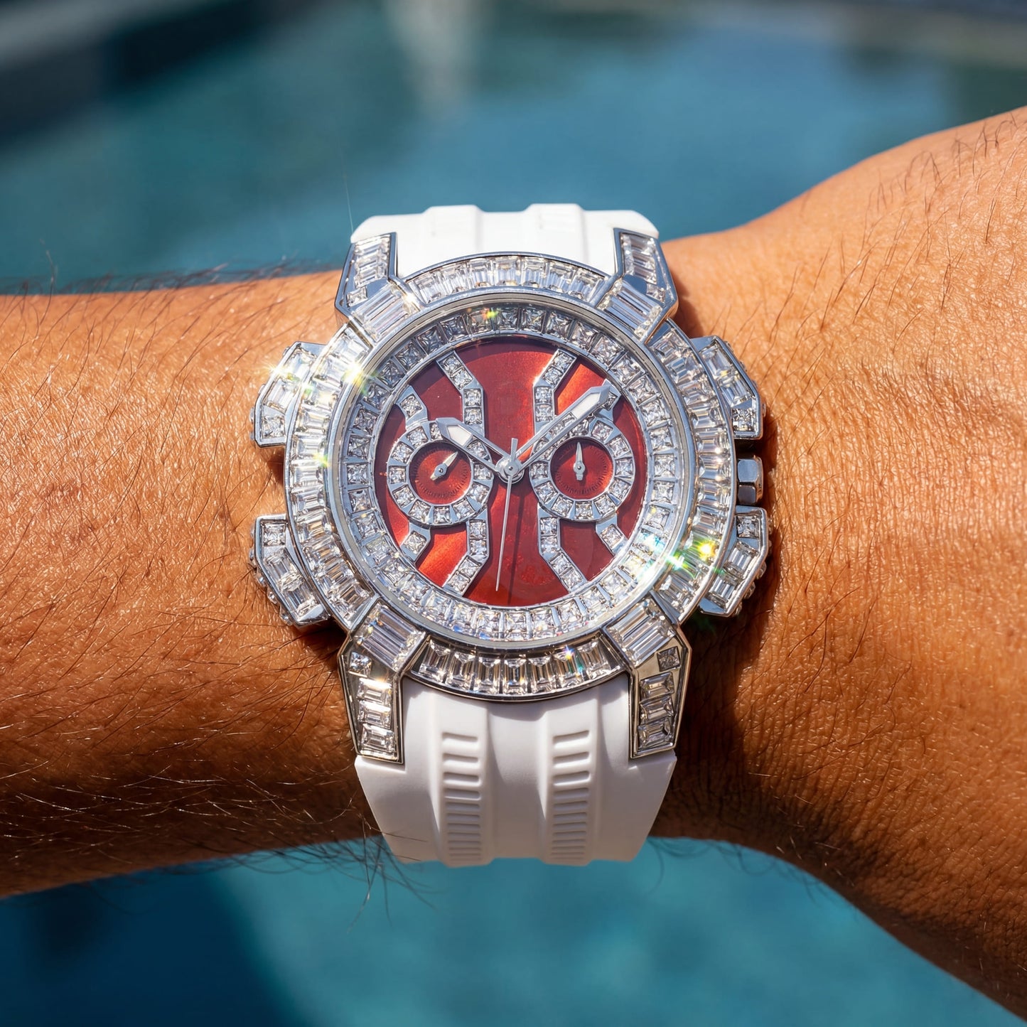 ICED OUT "SUNSTAR" UHR - ICERAIN JEWELRY