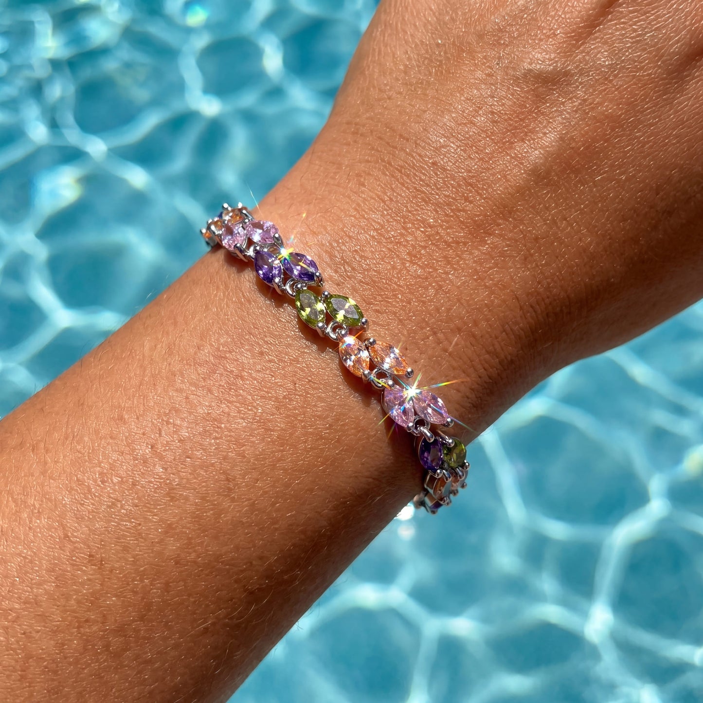 ICED OUT "FLOWER" ARMBAND - ICERAIN JEWELRY