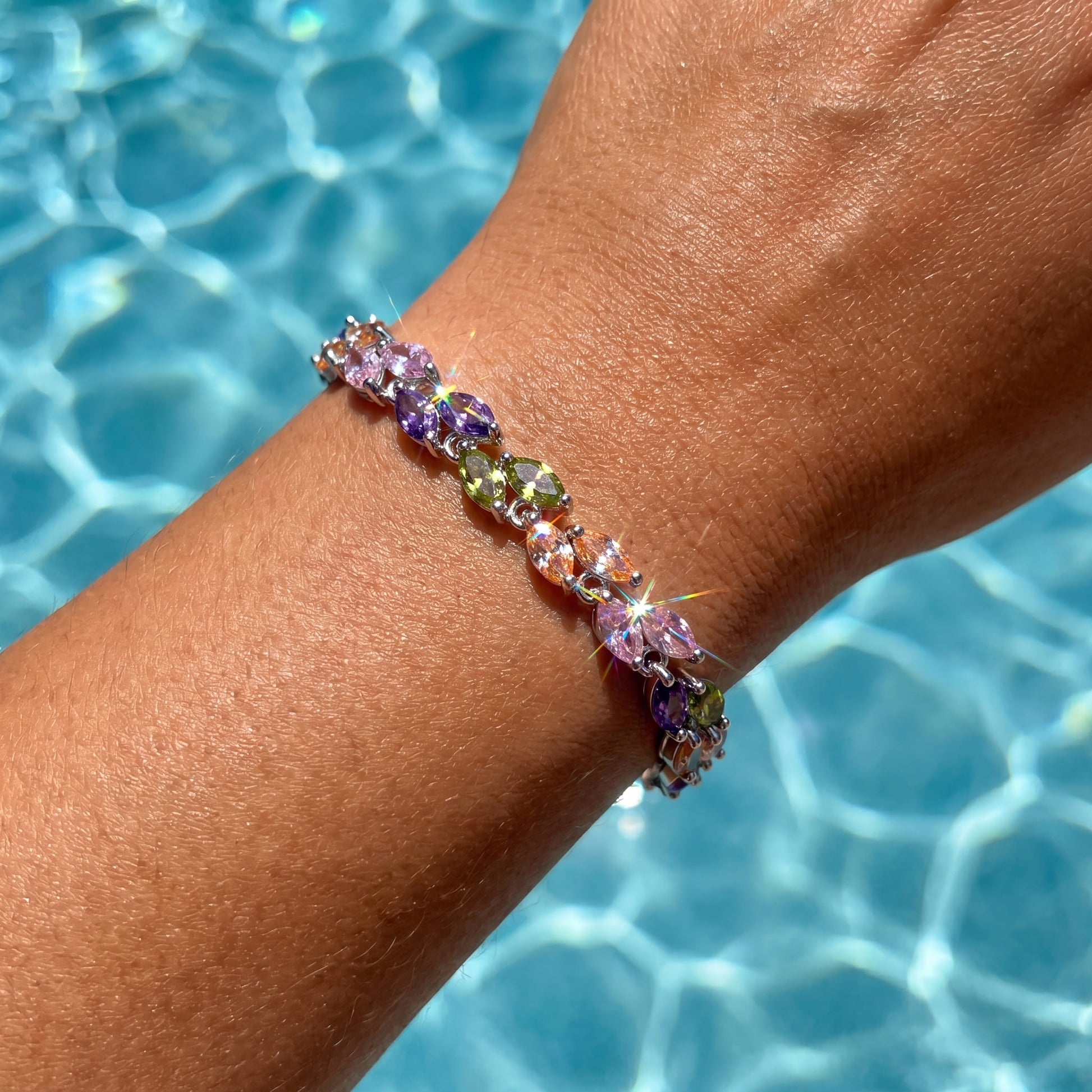 ICED OUT "FLOWER" ARMBAND - ICERAIN JEWELRY