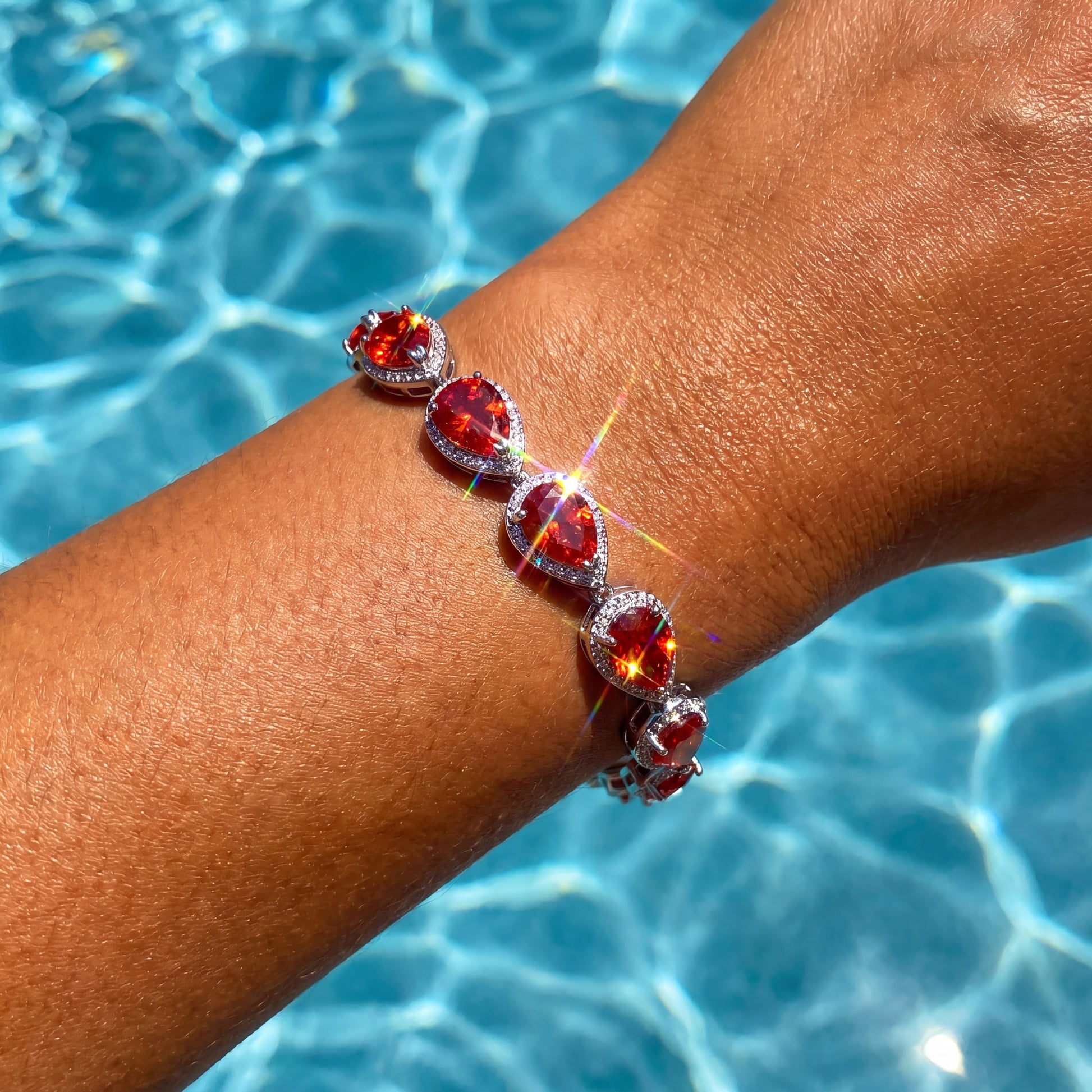 ICED OUT "CRYING TEAR" ARMBAND - ICERAIN JEWELRY