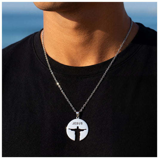 EDELSTAHL "JESUS" KETTE - ICERAIN JEWELRY