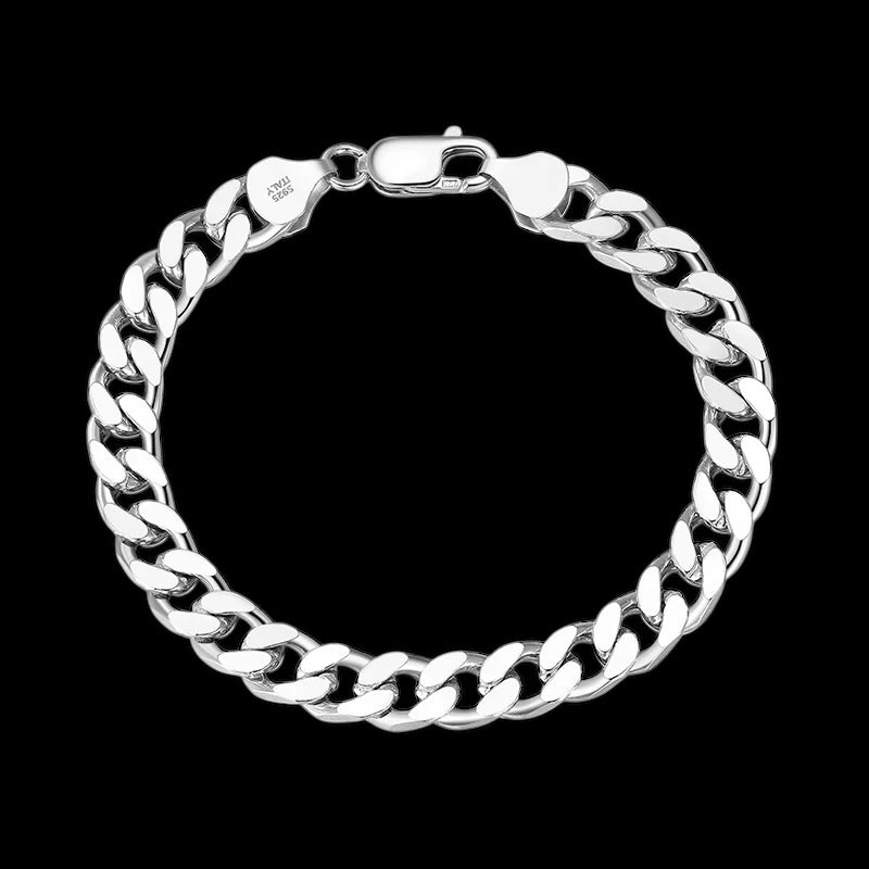 925S SILVER "CUBAN" ARMBAND [PREMIUM VERSION] - ICERAIN JEWELRY