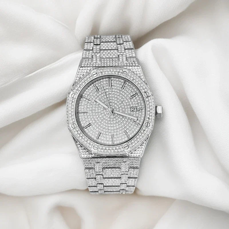 ICED OUT 42MM MOISSANITE "APOSTEL" UHR