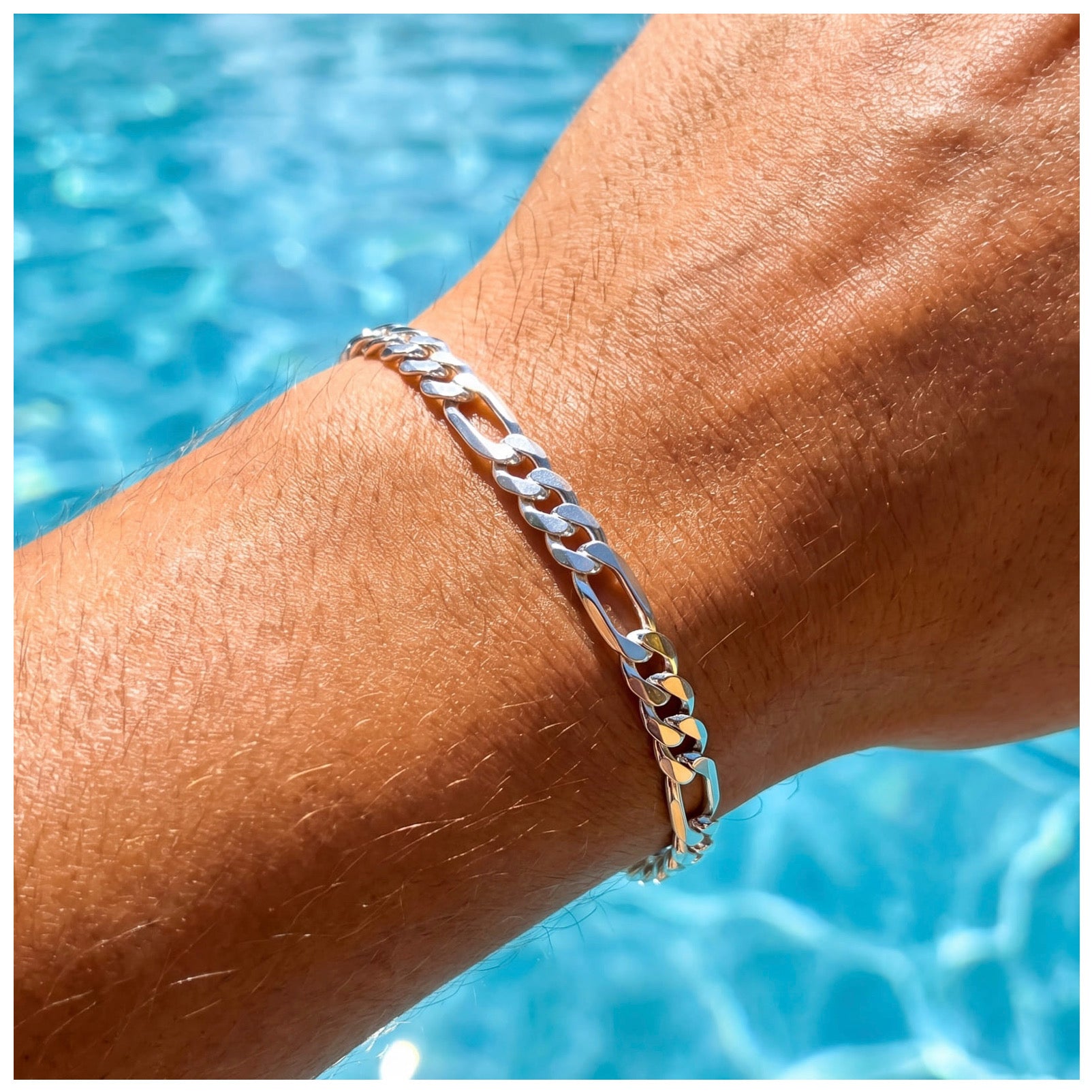 925S SILVER "FIGARO" ARMBAND [CLASSIC VERSION] - ICERAIN JEWELRY