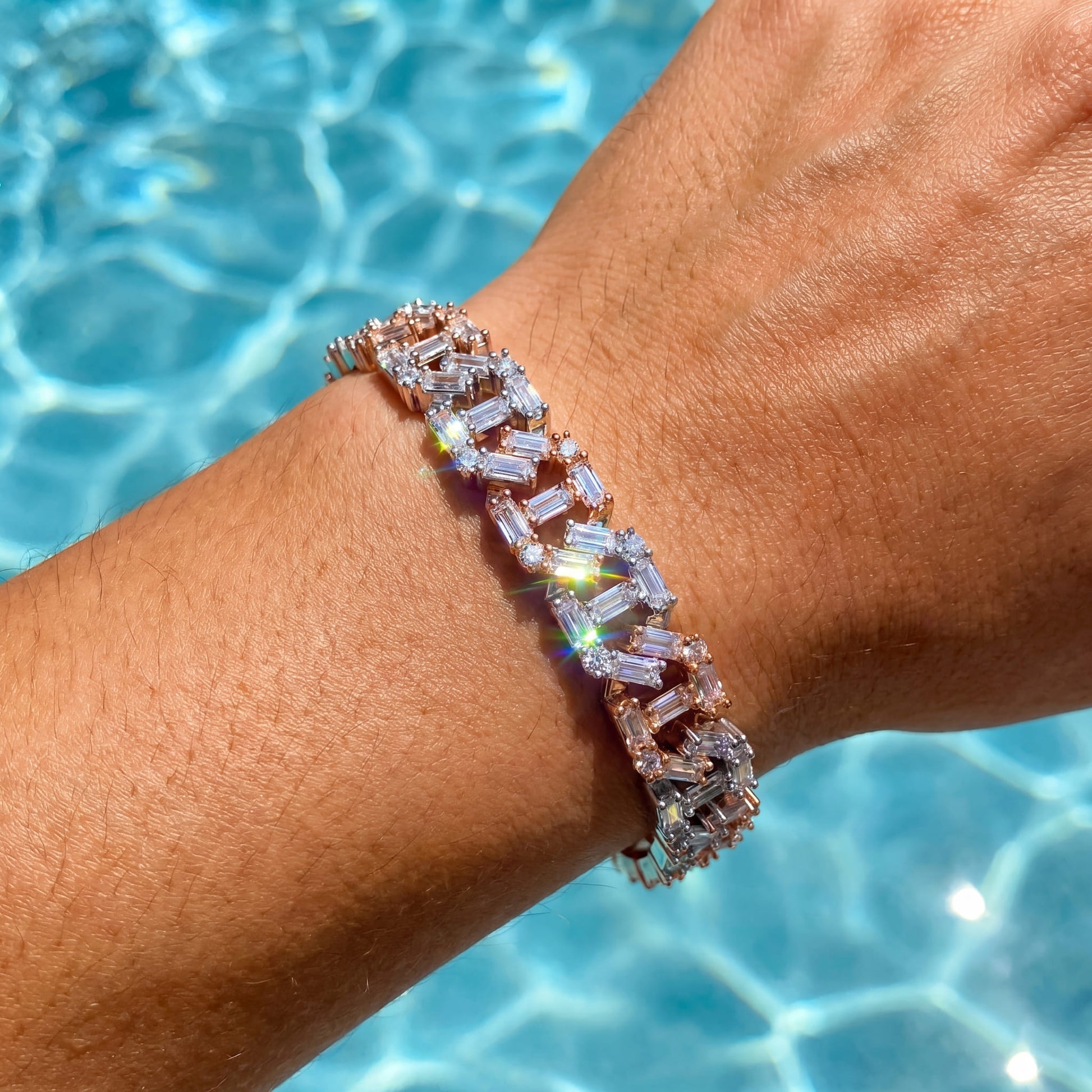 ICED OUT 10MM "STEZZA CUBAN" ARMBAND - ICERAIN JEWELRY