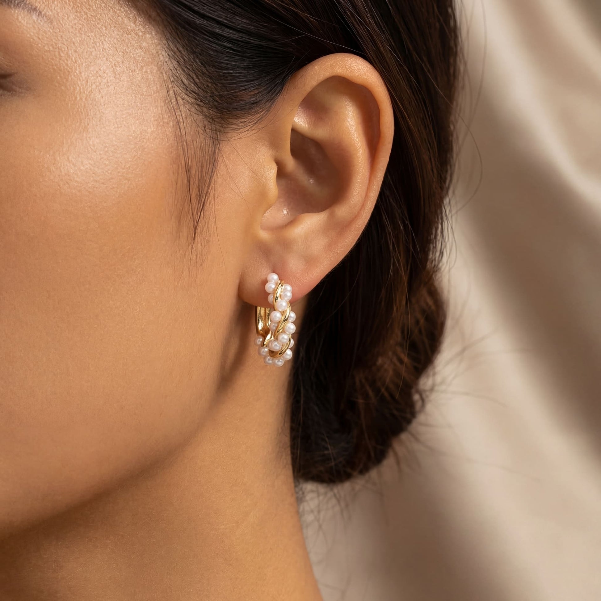 EDELSTAHL "TWIST" OHRRINGE - ICERAIN JEWELRY