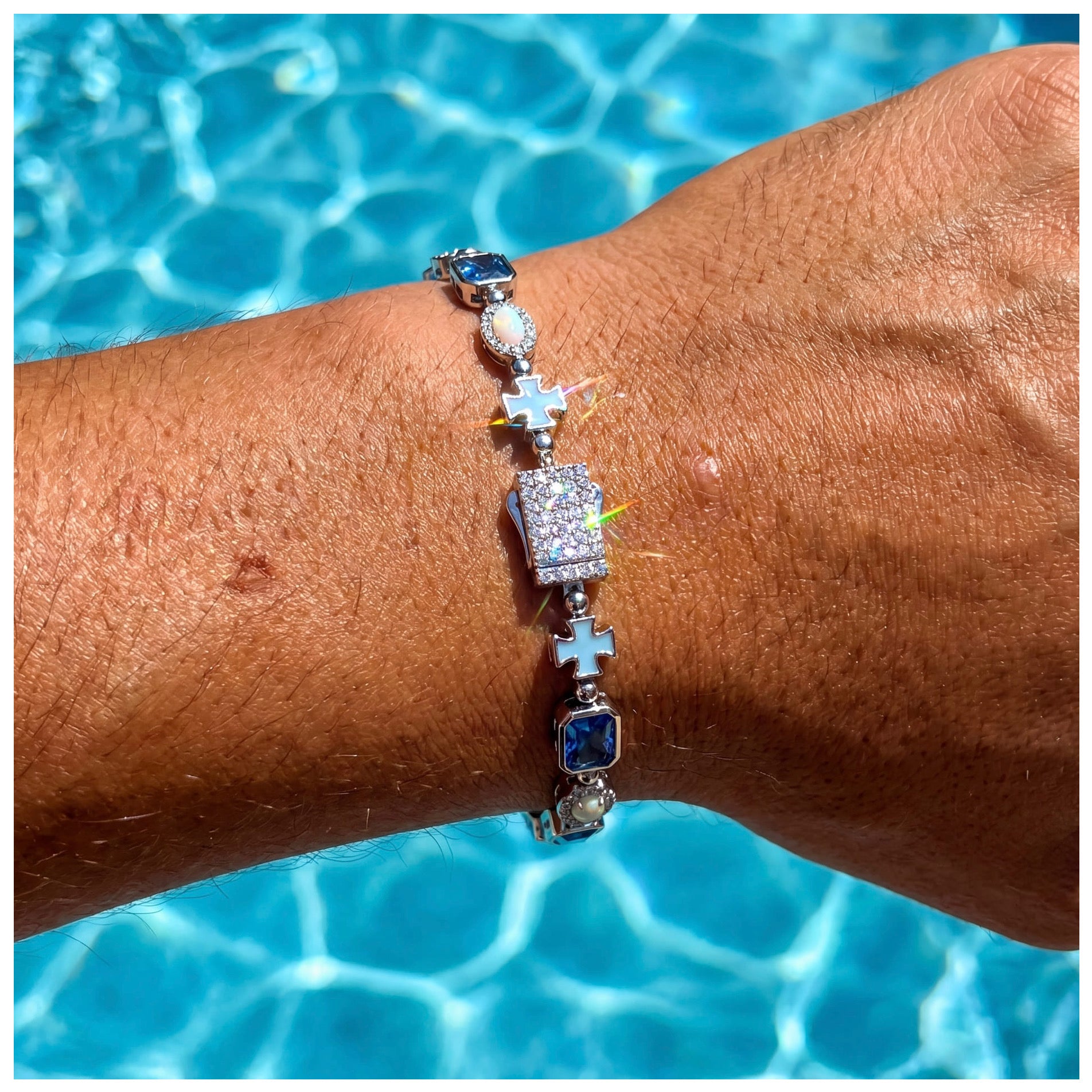 ICED OUT 6MM "CHOKER V2“ ARMBAND - ICERAIN JEWELRY