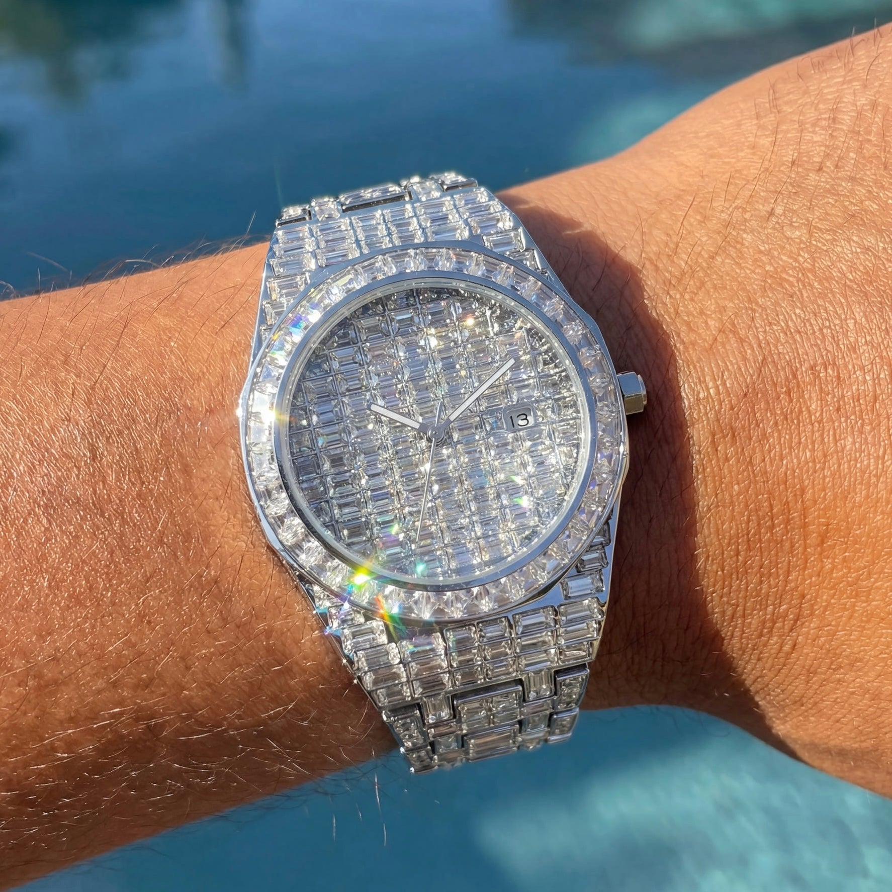 ICED OUT "VELESIMO" UHR - ICERAIN JEWELRY