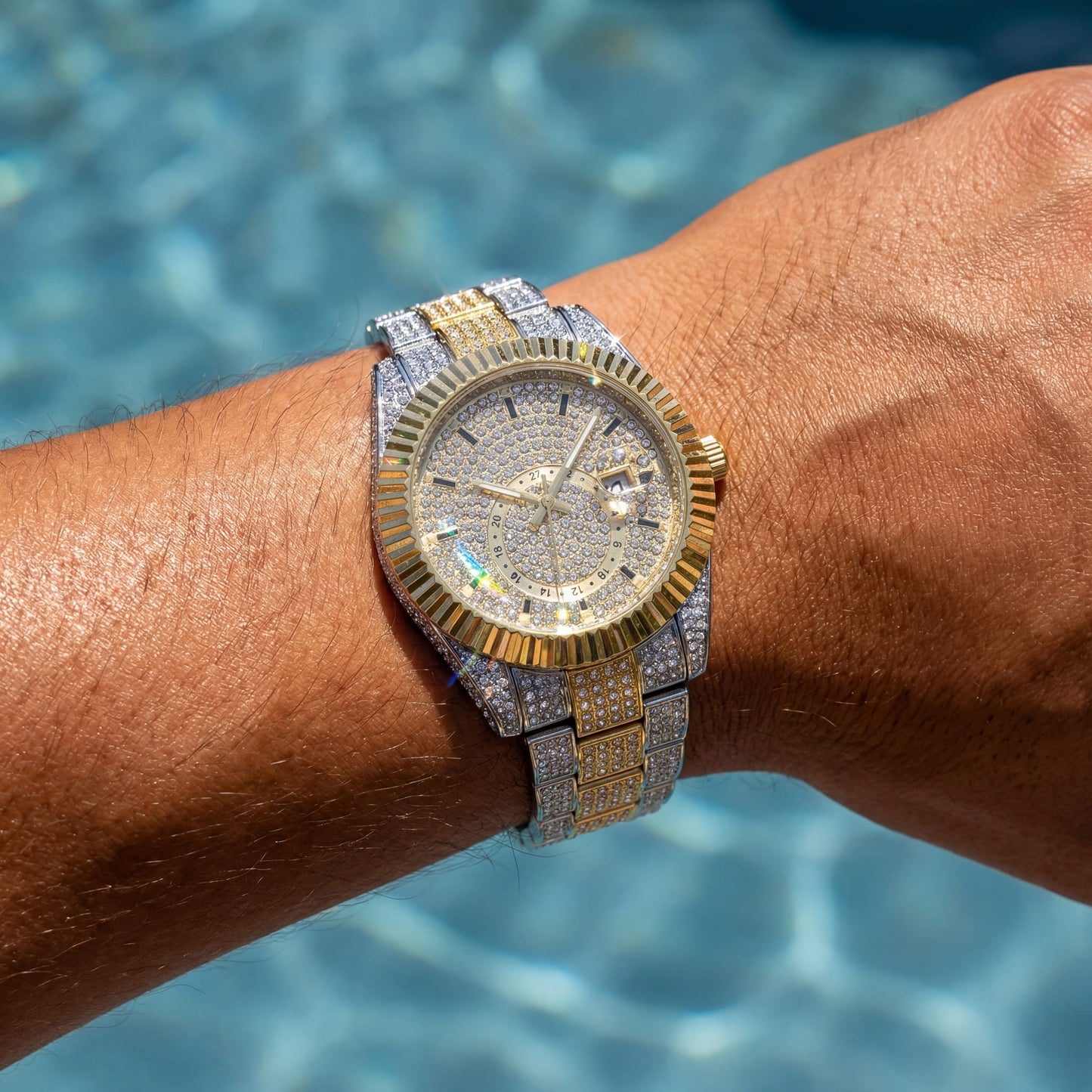 ICED OUT "HIGHORO" UHR - ICERAIN JEWELRY