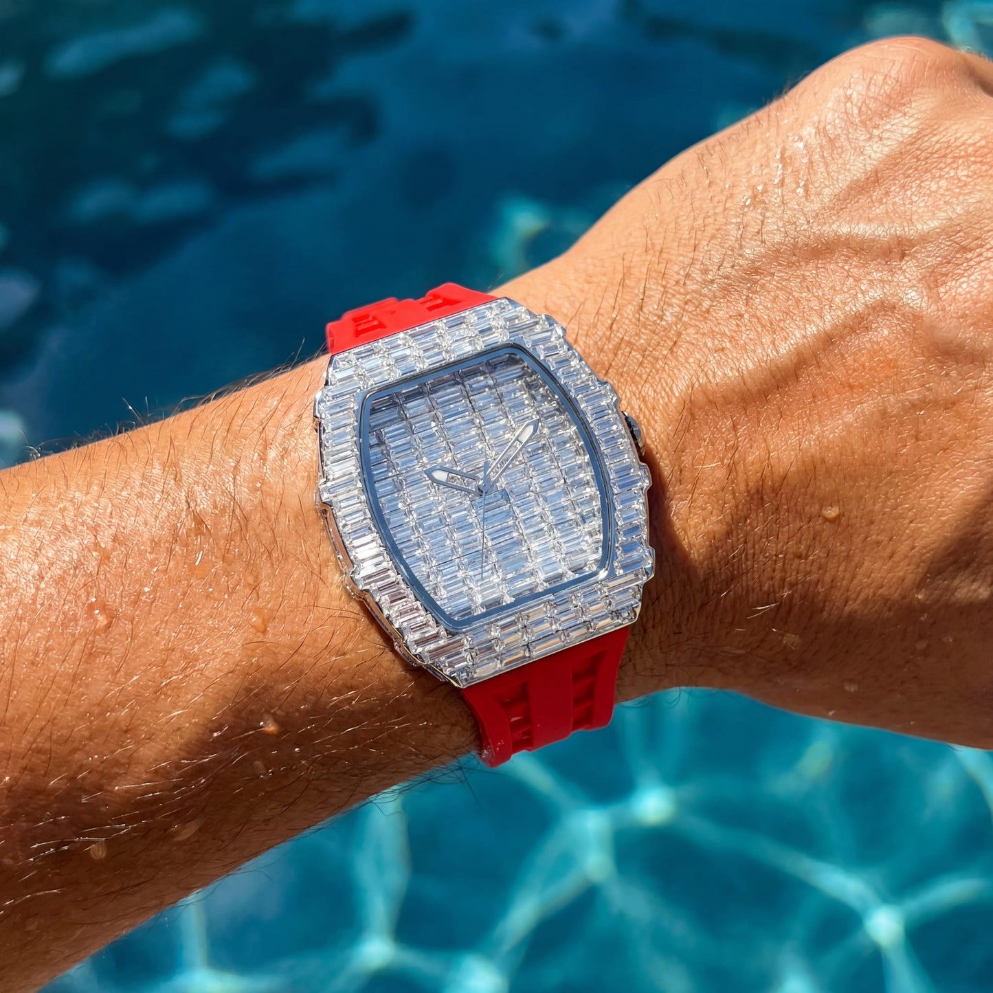 ICED OUT "PFISTER" UHR - ICERAIN JEWELRY