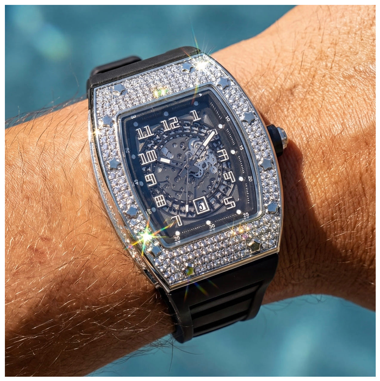 ICED OUT "SCARAPONE" UHR - ICERAIN JEWELRY