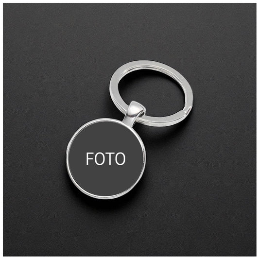 PERSONALISIERTER EDELSTAHL "PHOTO" SCHLÜSSELANHÄNGER - ICERAIN JEWELRY