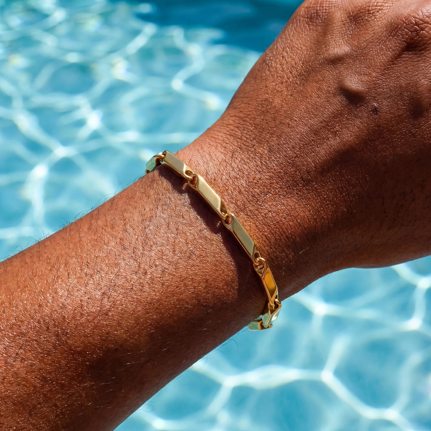 EDELSTAHL 4MM "GOLD PARONI" ARMBAND - ICERAIN JEWELRY