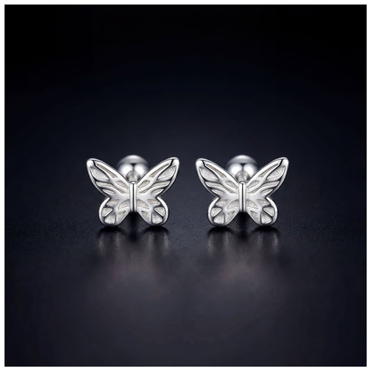 925S SILVER "BUTTERFLY" OHRRINGE - ICERAIN JEWELRY