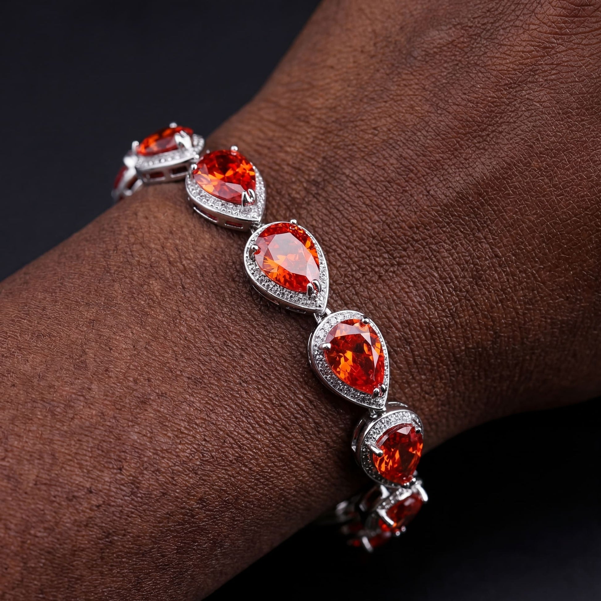 ICED OUT "CRYING TEAR" ARMBAND - ICERAIN JEWELRY