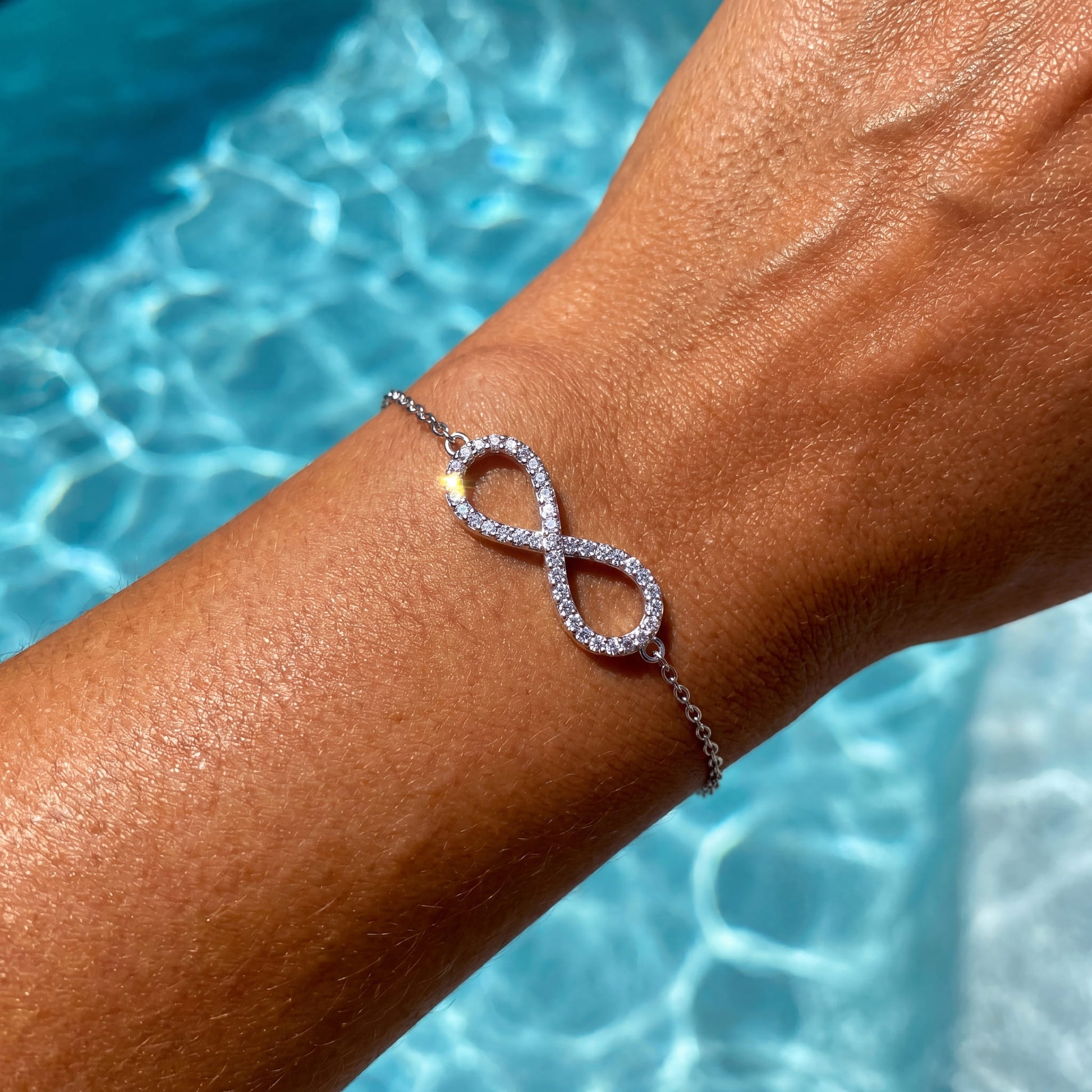 ICED OUT "INFINITY" ARMBAND - ICERAIN JEWELRY