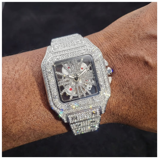 ICED OUT "PIAZZA V2" UHR - ICERAIN JEWELRY