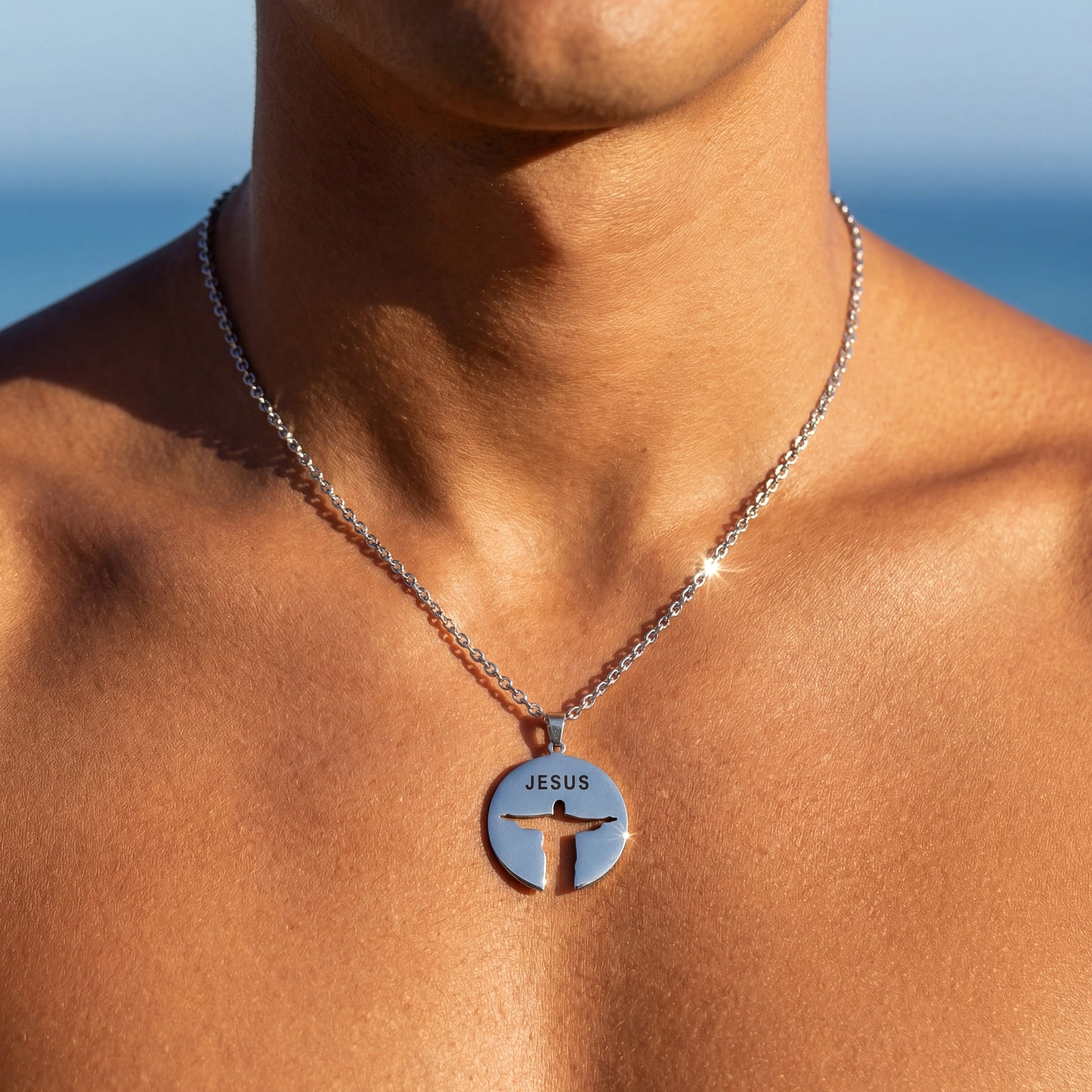 EDELSTAHL "JESUS" KETTE - ICERAIN JEWELRY