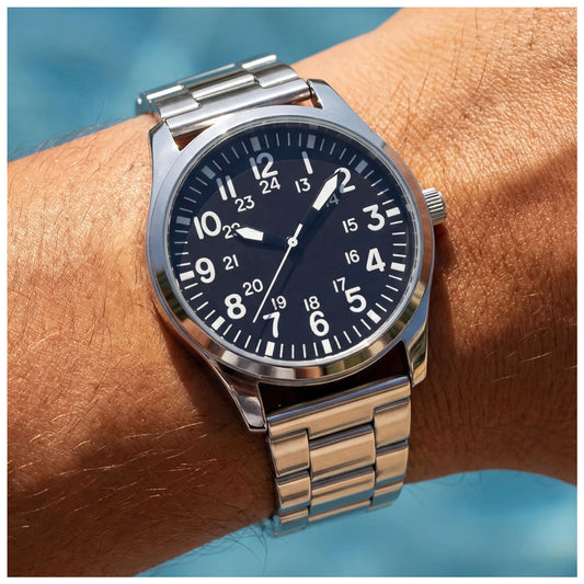 EDELSTAHL "CASUALLY" UHR - ICERAIN JEWELRY