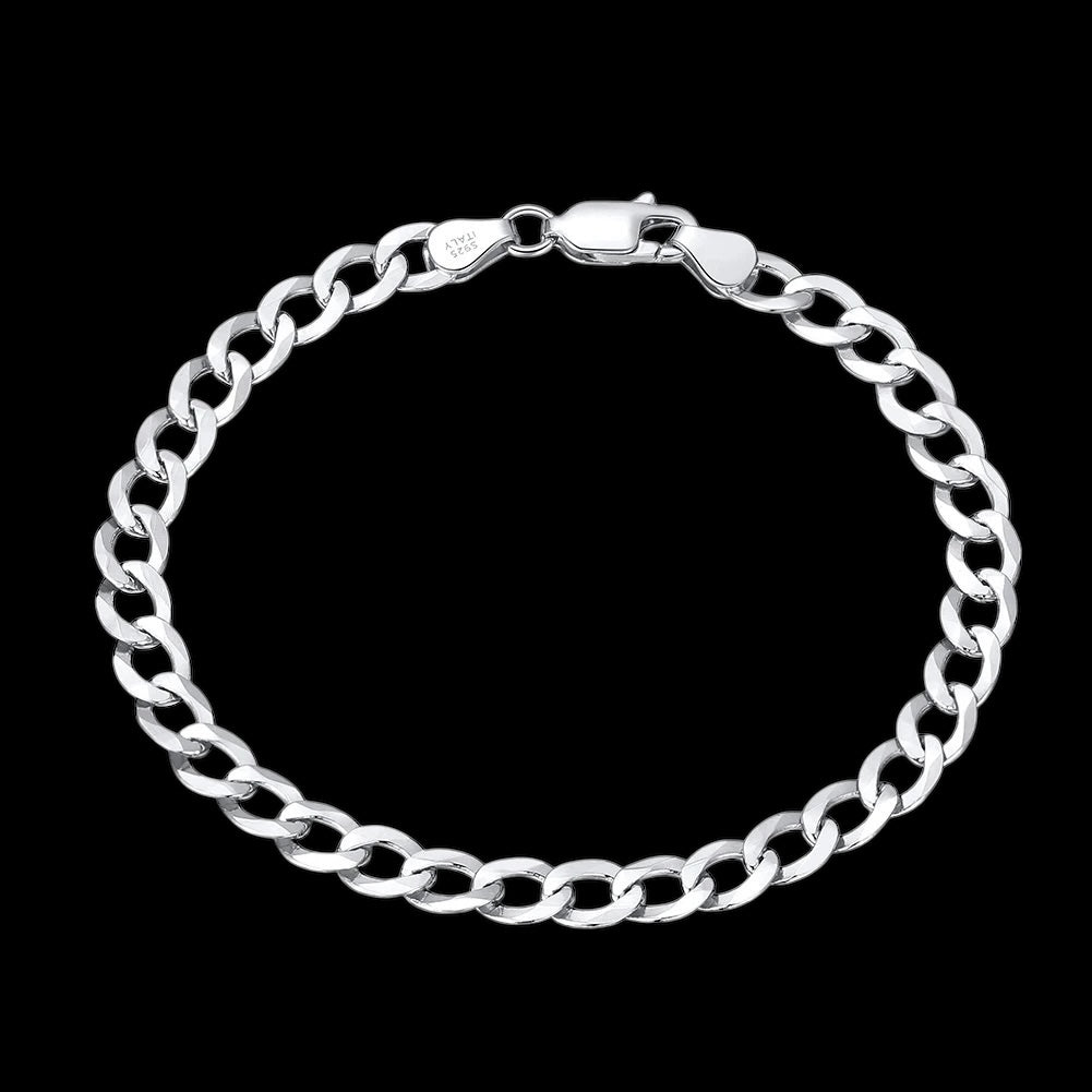 925S SILVER "CUBAN" ARMBAND [CLASSIC VERSION] - ICERAIN JEWELRY