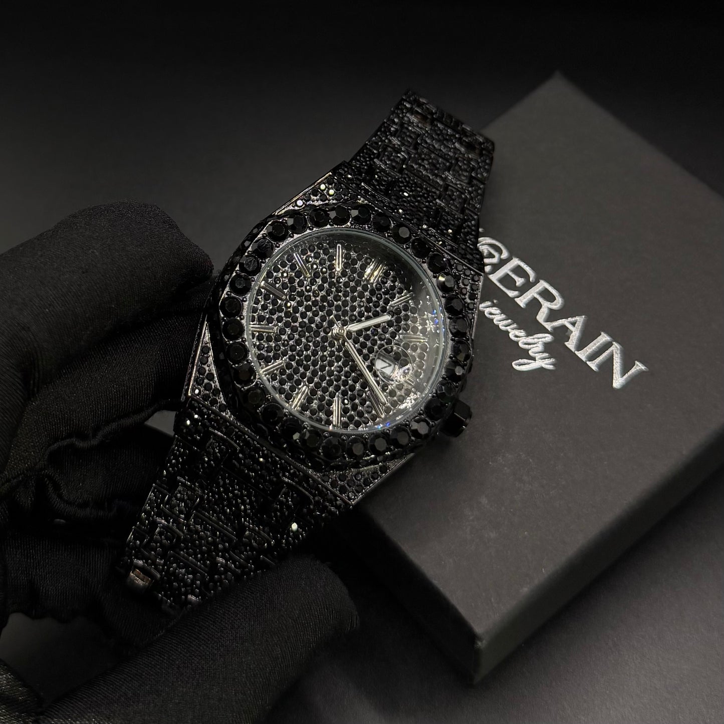 ICED OUT "APOSTEL" UHR - ICERAIN JEWELRY